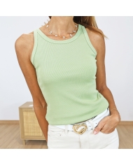 Top Lorette vert