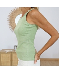 Top Lorette vert