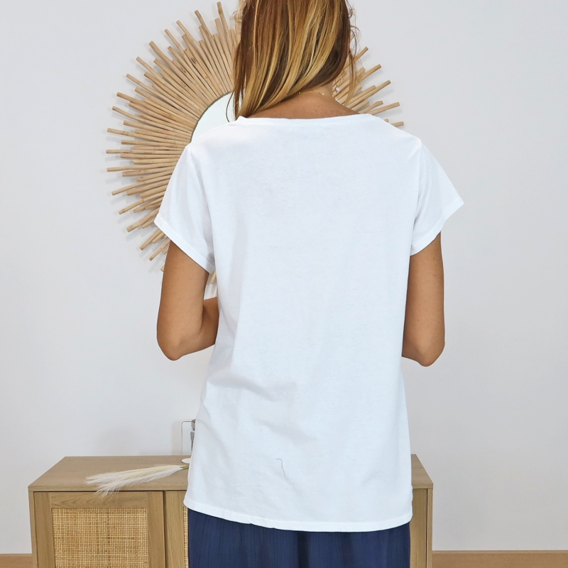 T-shirt Bohème marine