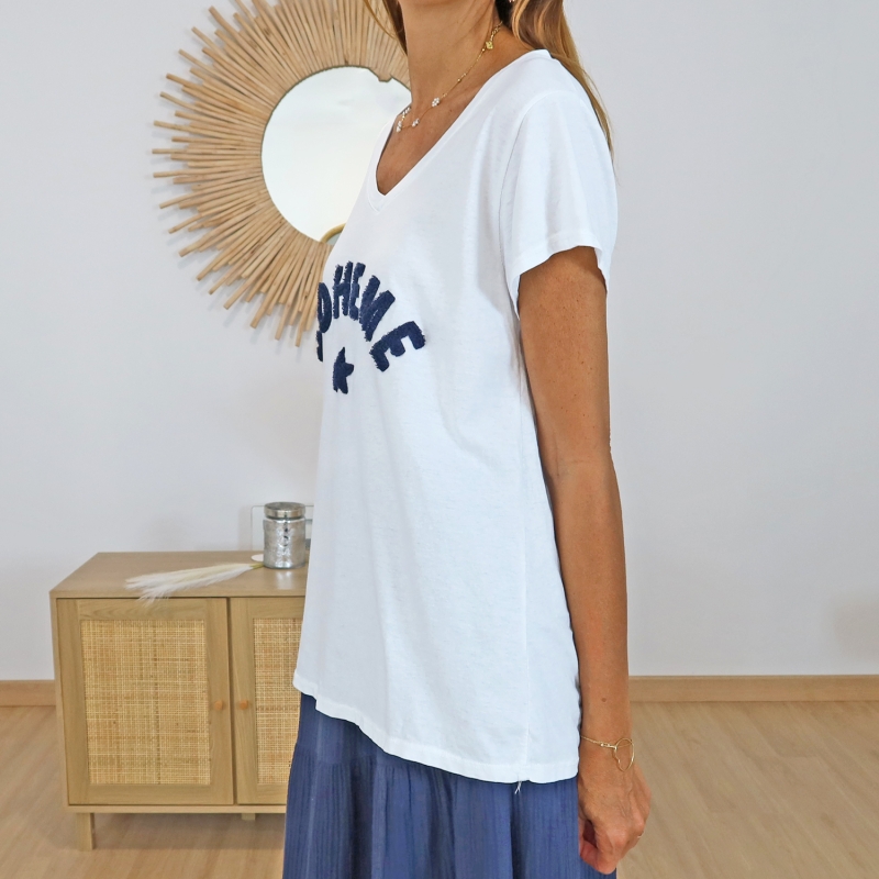 T-shirt Bohème marine