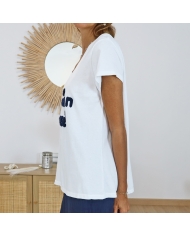 T-shirt la vie en rose (marine)