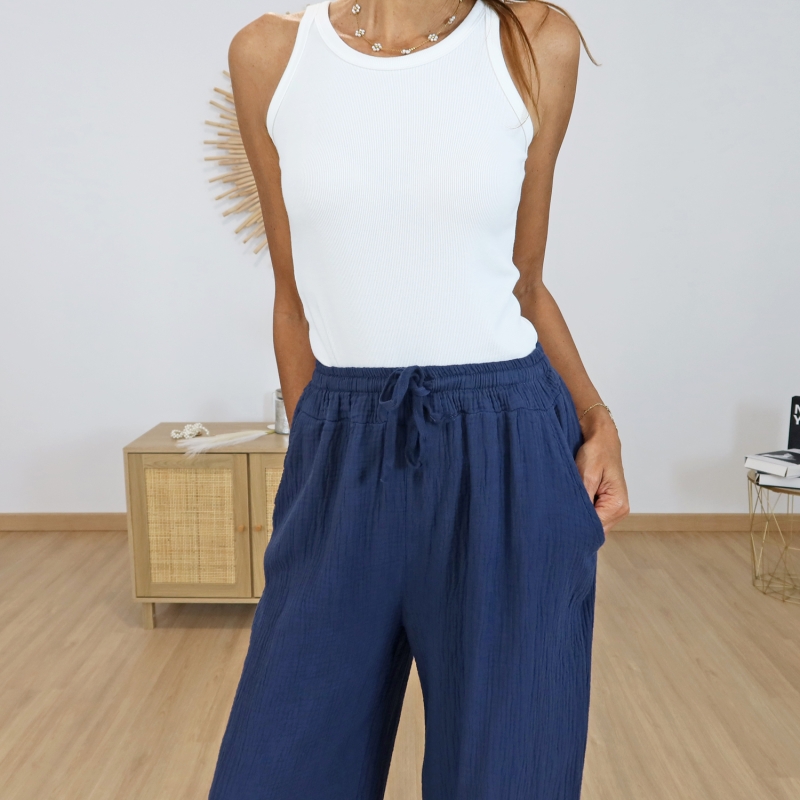 Pantalon Maddie marine