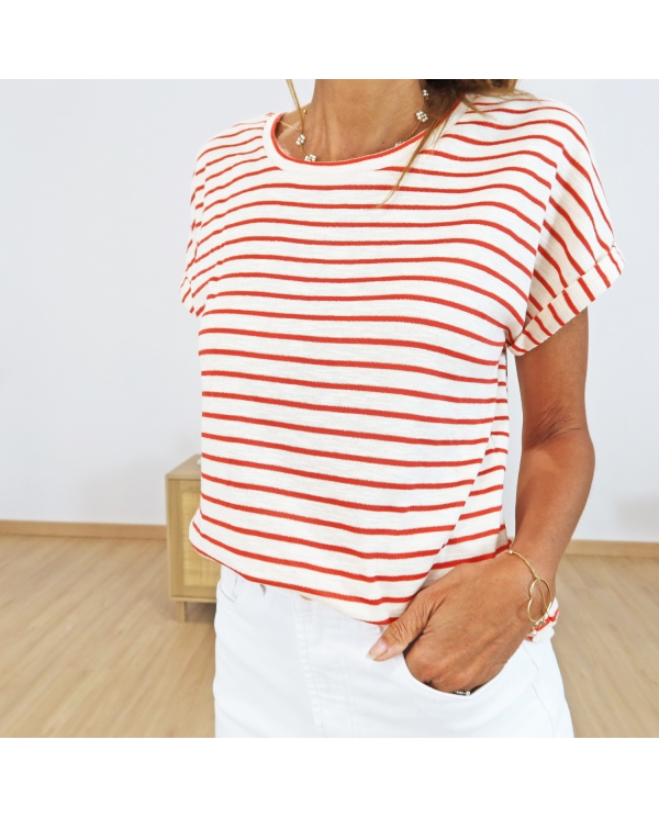 T-shirt Marianne orangé Garcia