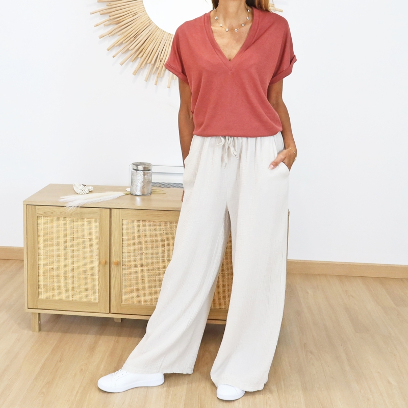 Pantalon Maddie beige