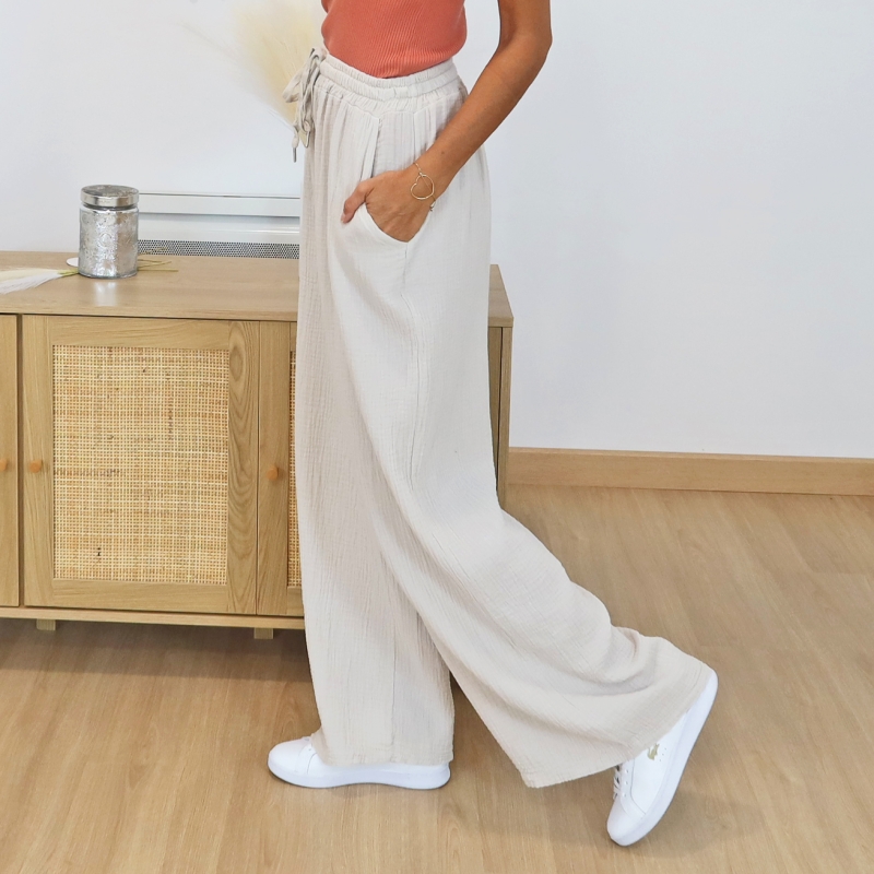 Pantalon Maddie beige