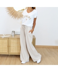 Pantalon Maddie beige