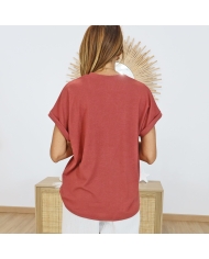 T-shirt / Top Ysée terracota