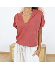 T-shirt / Top Ysée terracota