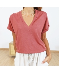 T-shirt / Top Ysée terracota