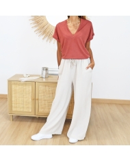 T-shirt / Top Ysée terracota