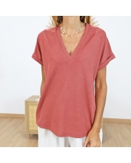 T-shirt / Top Ysée terracota