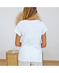 T-shirt Bohème beige