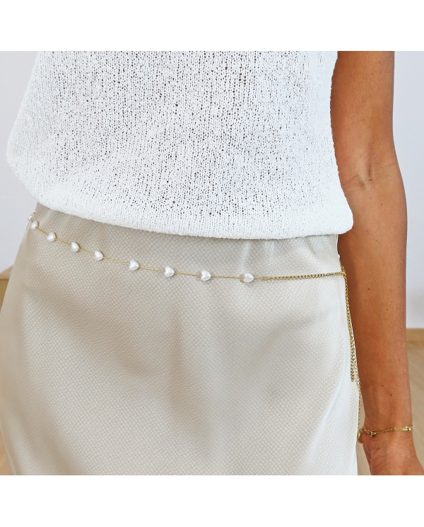 Ceinture bijoux coeur
