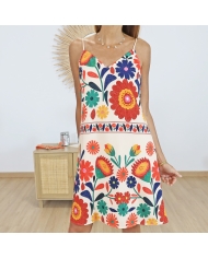 Robe Martina vert amande