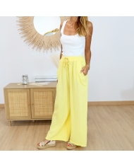 Pantalon Maddie jaune