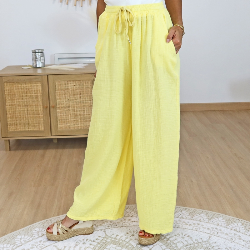 Pantalon Maddie jaune