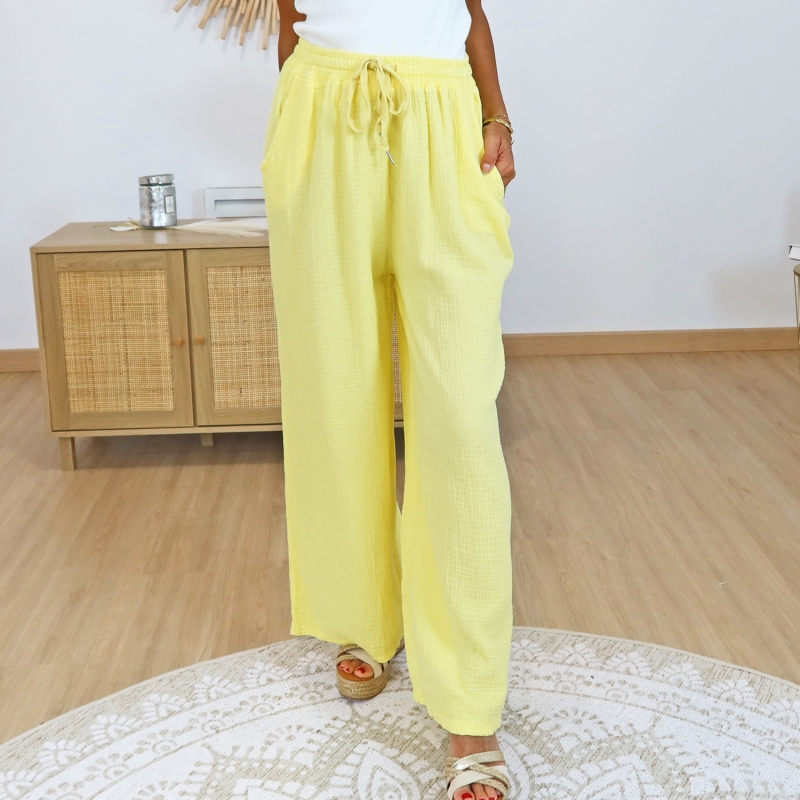 Pantalon Maddie jaune