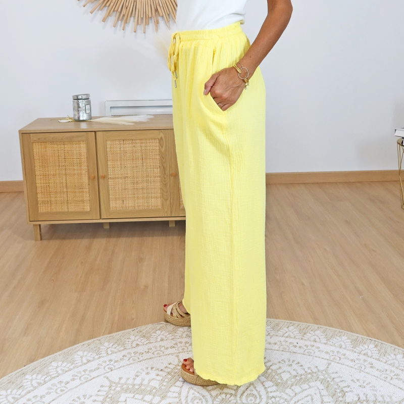 Pantalon Maddie jaune