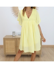 Robe Mélodie jaune