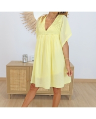 Robe Mélodie jaune