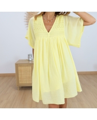Robe Mélodie jaune