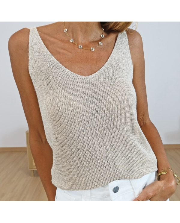 Top Moa beige