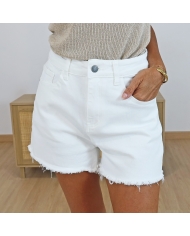 Short Aurore blanc