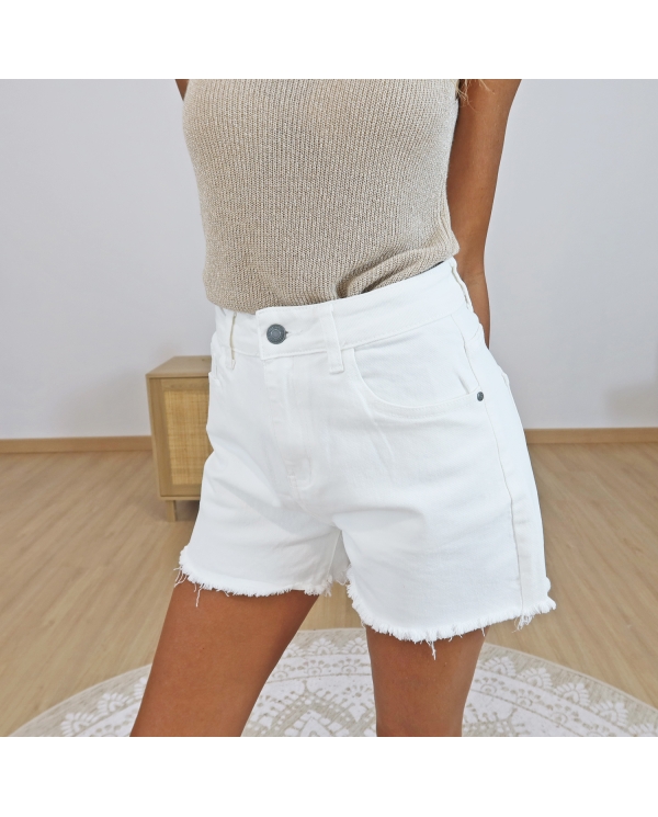 Short Aurore blanc