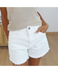 Short Aurore blanc
