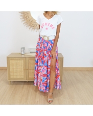 T-shirt Bohème rose