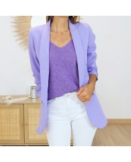 Top Victorine lilas