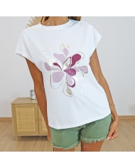 T-shirt Branco Tiffosi