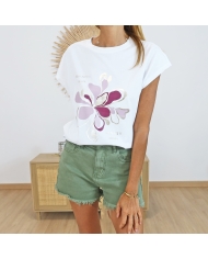 T-shirt Branco Tiffosi