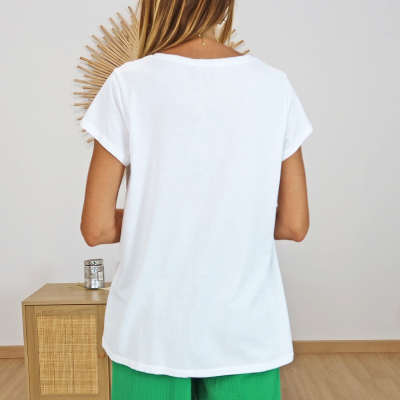 T-shirt la vie en rose (vert)