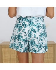 Jupe short Davina verte Tiffosi