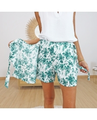 Jupe short Davina verte Tiffosi