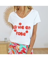 T-shirt Bohème orange