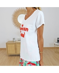 T-shirt la vie en rose (fraise)