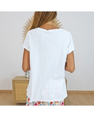 T-shirt Bohème orange