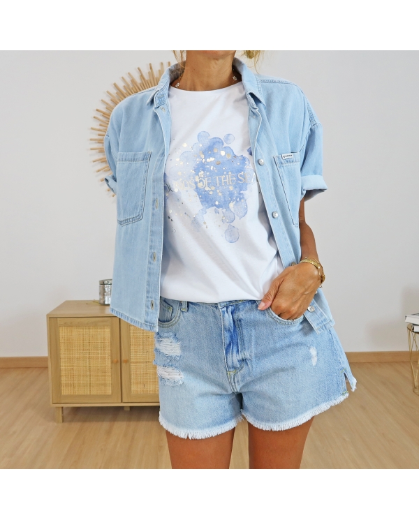 T-shirt Kika ciel tiffosi