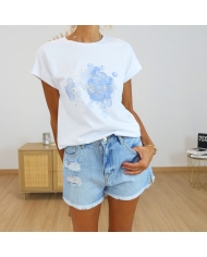 T-shirt Kika ciel tiffosi