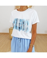 T-shirt Duca bleu Tiffosi