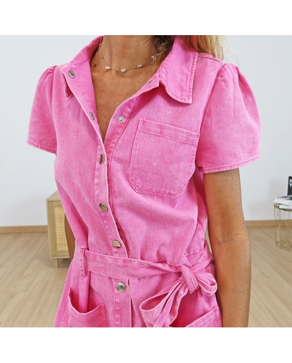 Combishort Flore fuchsia