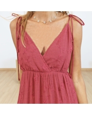 Robe Inès terracotta