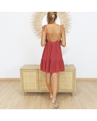 Robe Inès terracotta