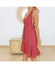 Robe Inès terracotta