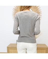 Pull KAlizza Knit Buttons Kaffe