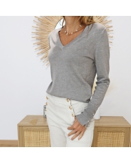 Pull KAlizza Knit Buttons Kaffe