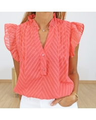 Blouse Sonia corail
