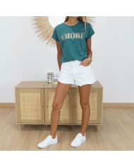 T-shirt Amore bleu Garcia